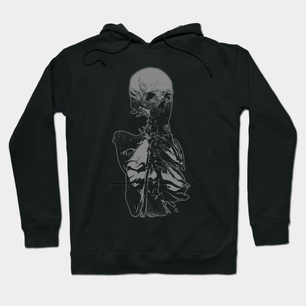 Skeleton Torso Hoodie by TORVENIUS